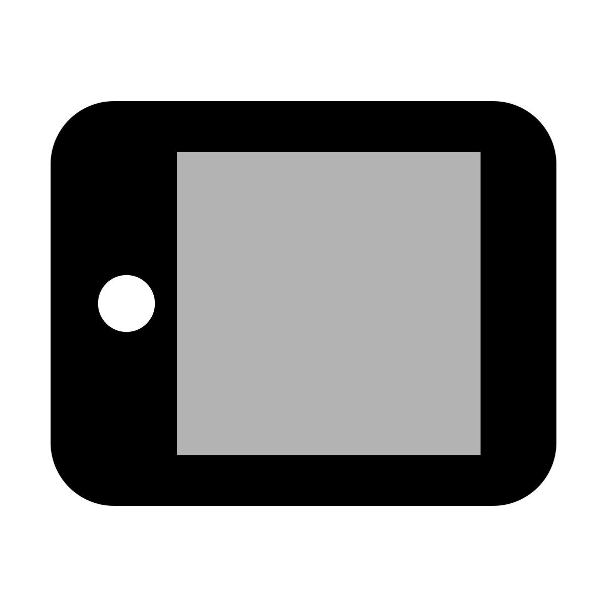 material two tone style tavoletta icon