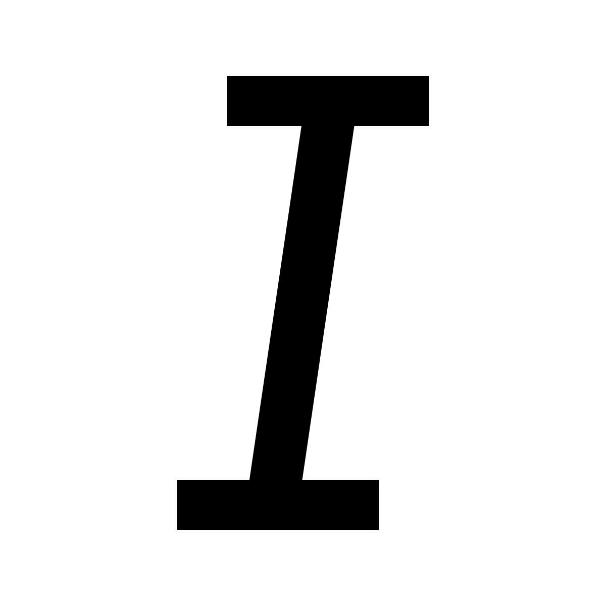 material two tone style cursiva icon