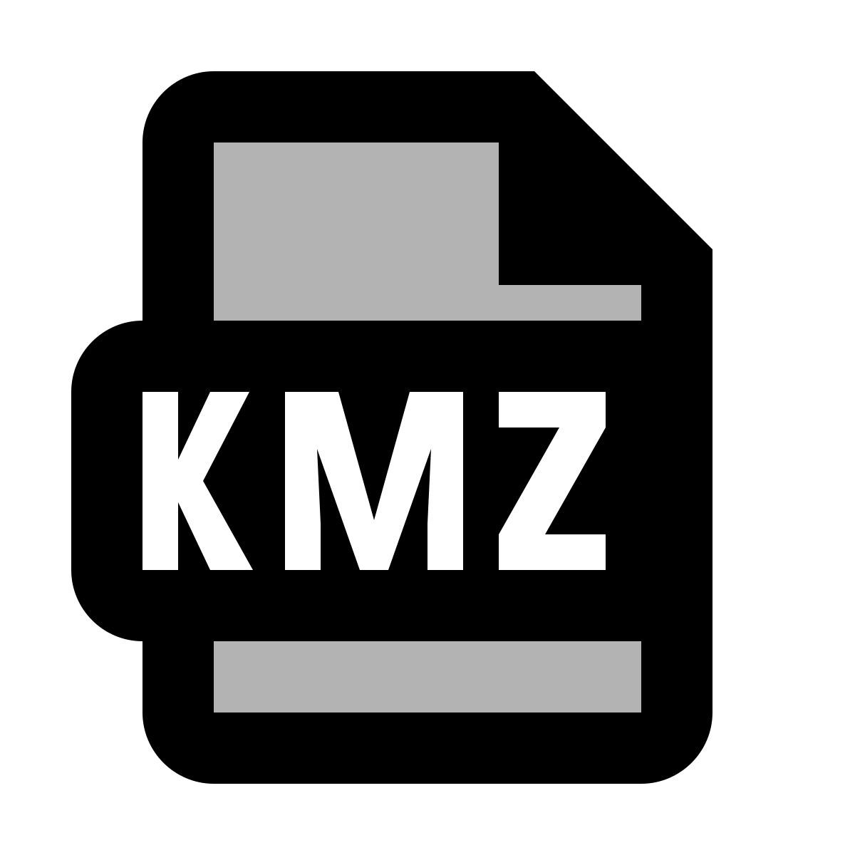 material two tone style kmz icon