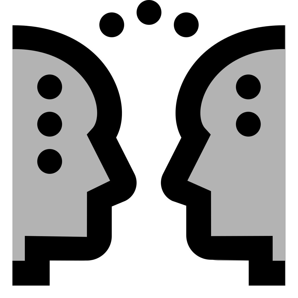 material two tone style le transfert de connaissances icon