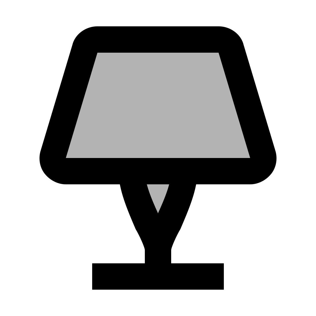 material two tone style lampada icon