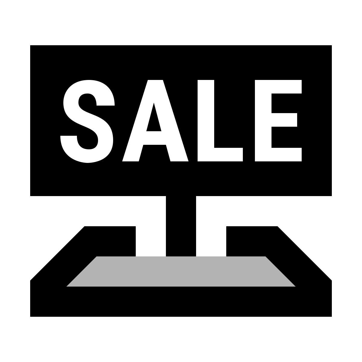 material two tone style 土地销售 icon