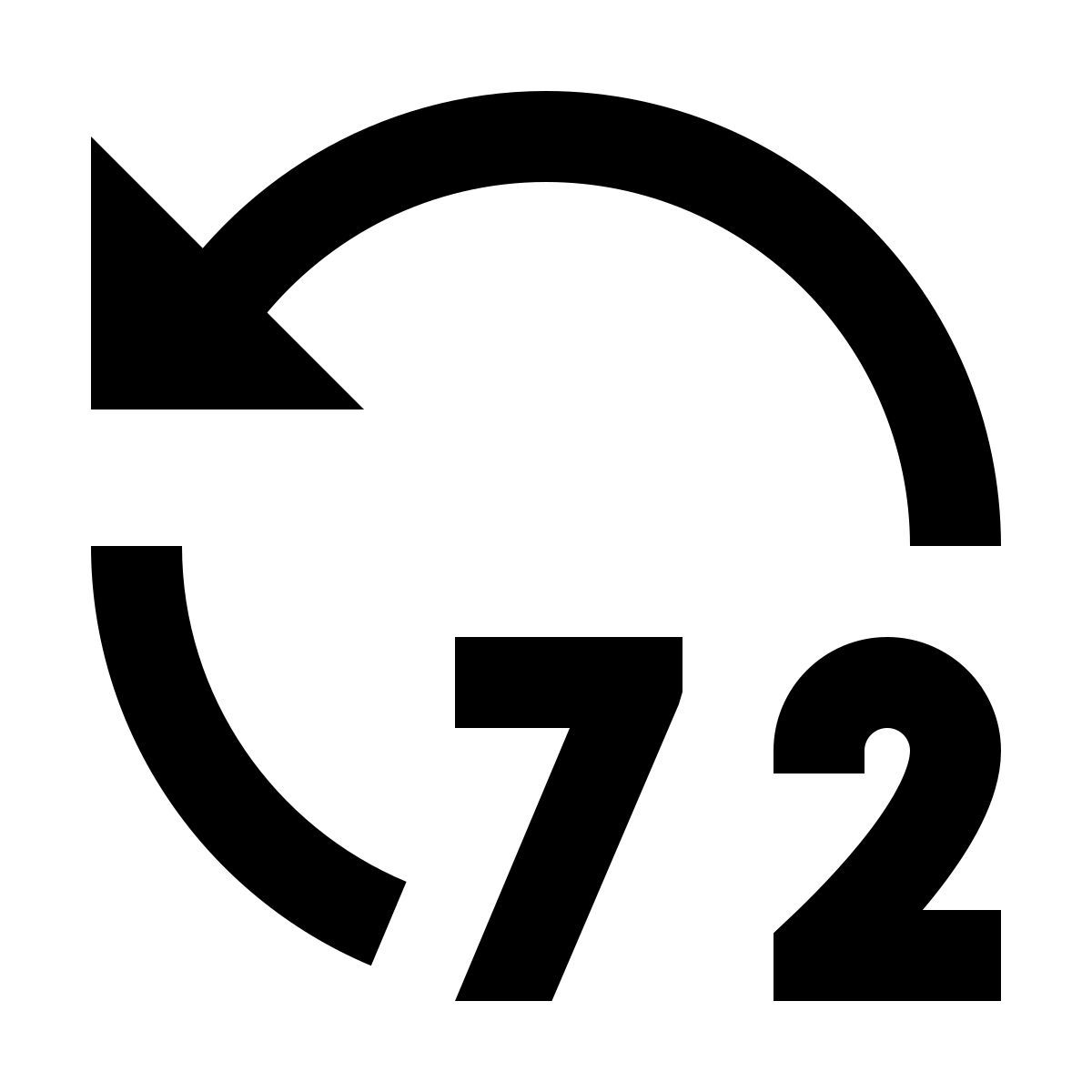 material two tone style últimas 72 horas icon