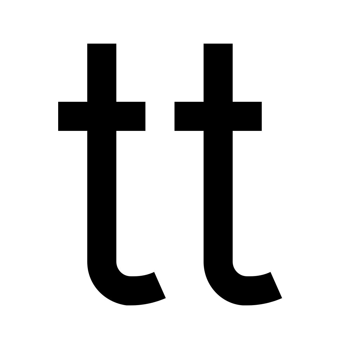 material two tone style 소문자 2 icon