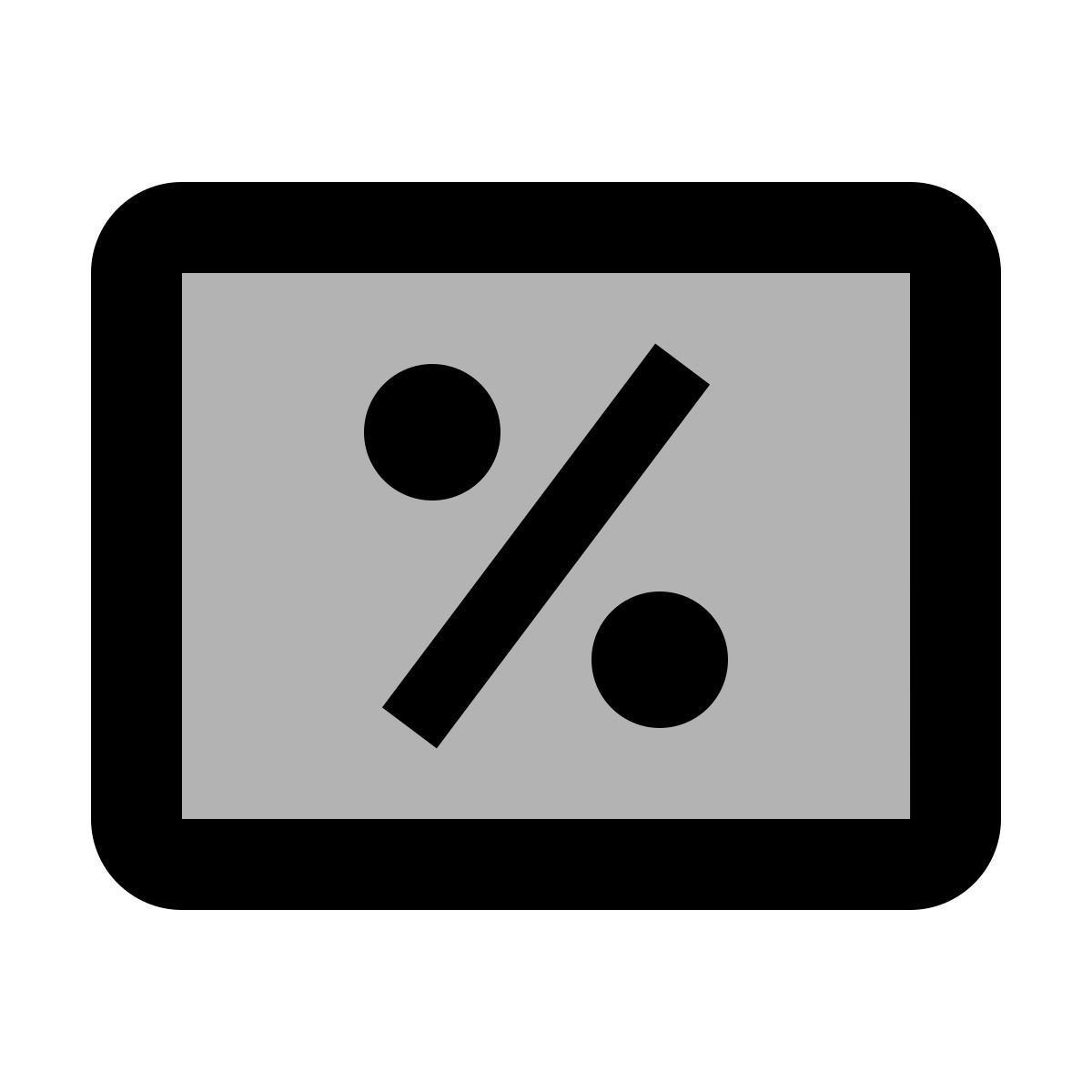 material two tone style carta fedeltà icon