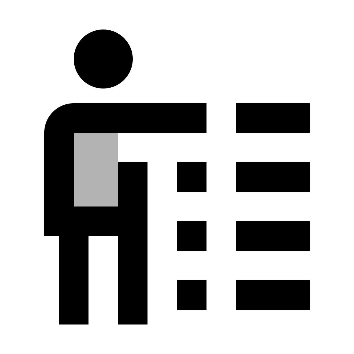 material two tone style administración icon