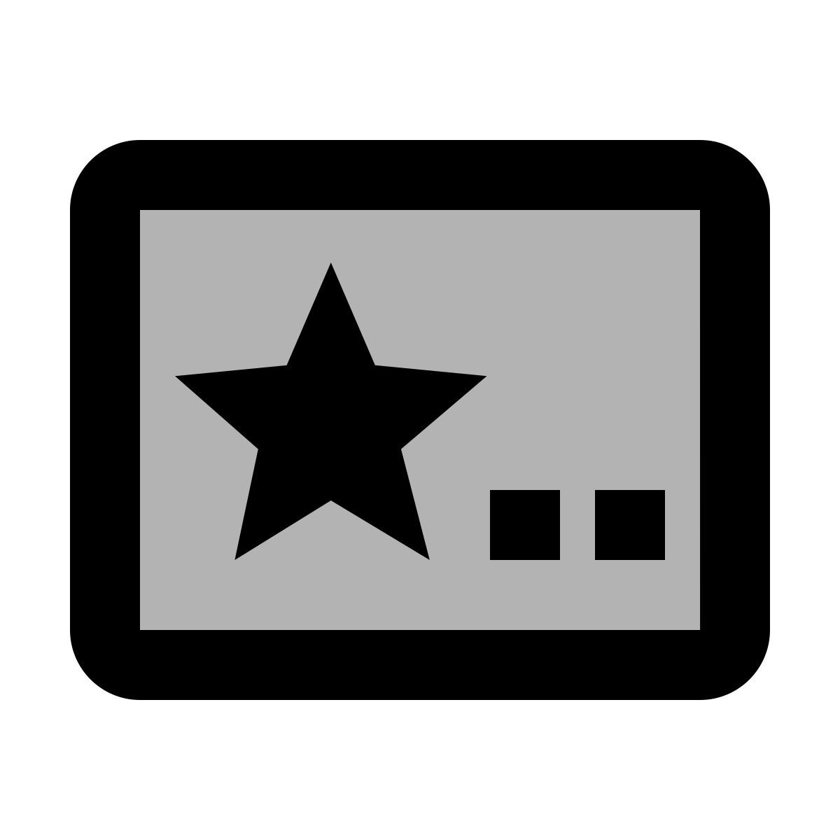 material two tone style 회원 카드 icon