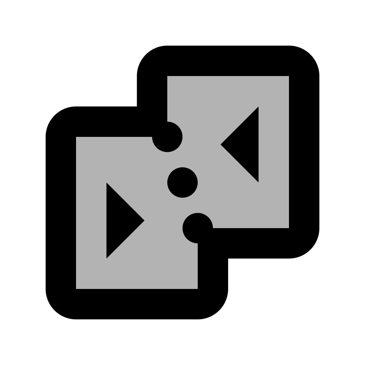 material two tone style docunemts zusammenführen icon