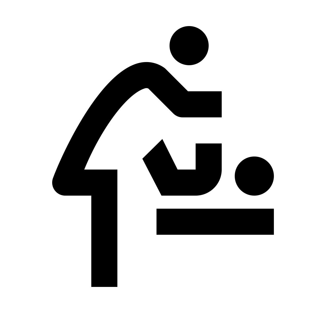 material two tone style chambre mère icon