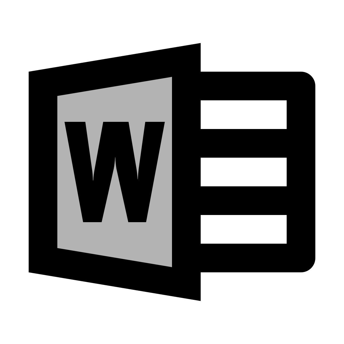 material two tone style wort icon