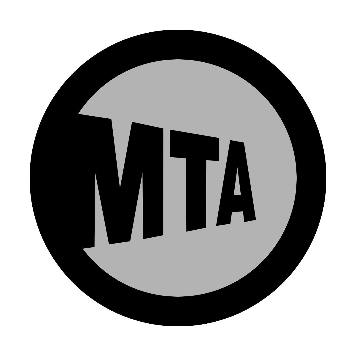 material two tone style metropolitan transportation authority icon
