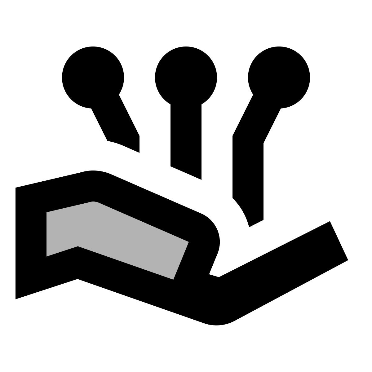 material two tone style digitale icon