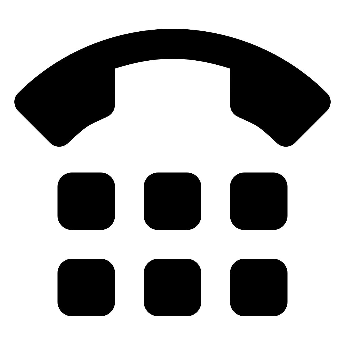 material two tone style ziffernblock icon