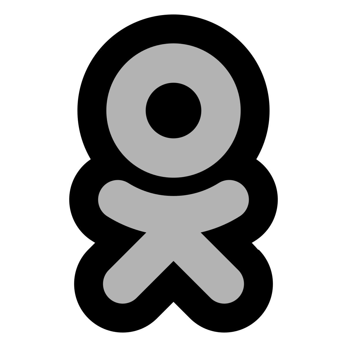 material two tone style odnoklassniki icon