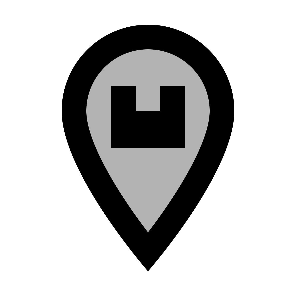 material two tone style commande expédiée icon