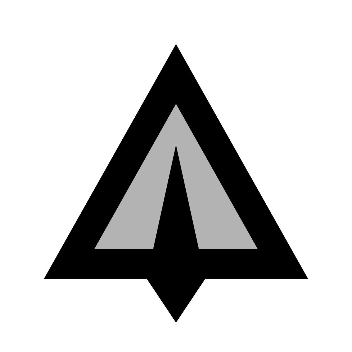 material two tone style aereo di carta icon