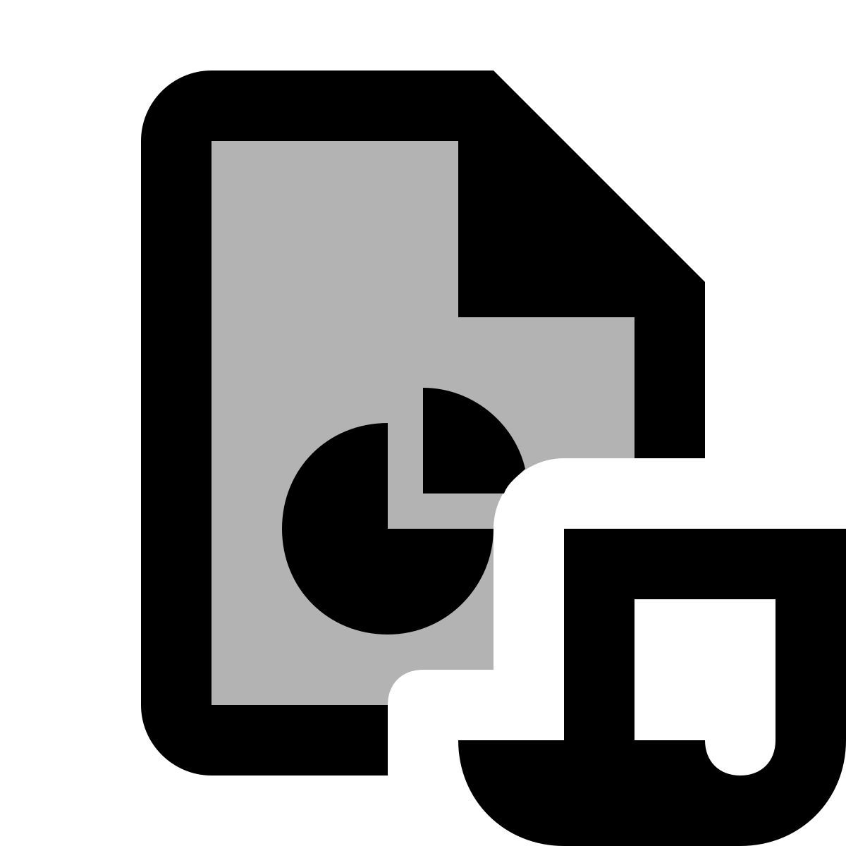 material two tone style 饼图报表脚本 icon