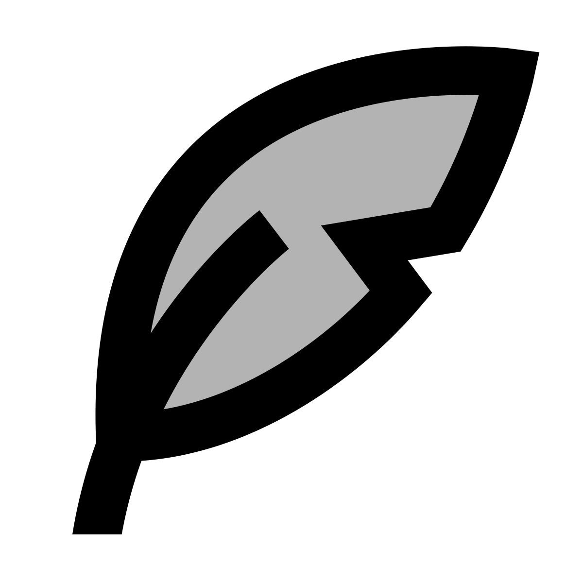 material two tone style 퀼 펜 icon