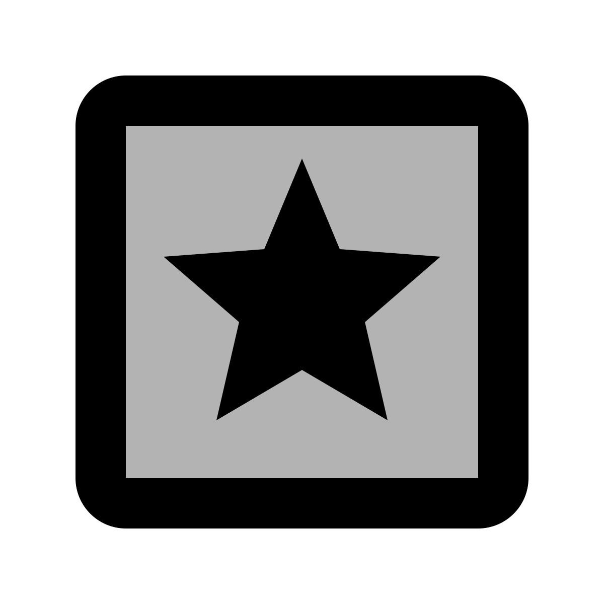 material two tone style 평가 icon