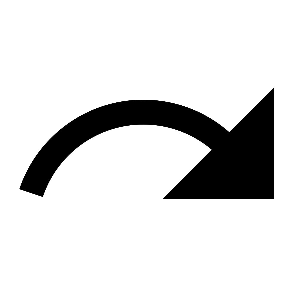 material two tone style redo icon