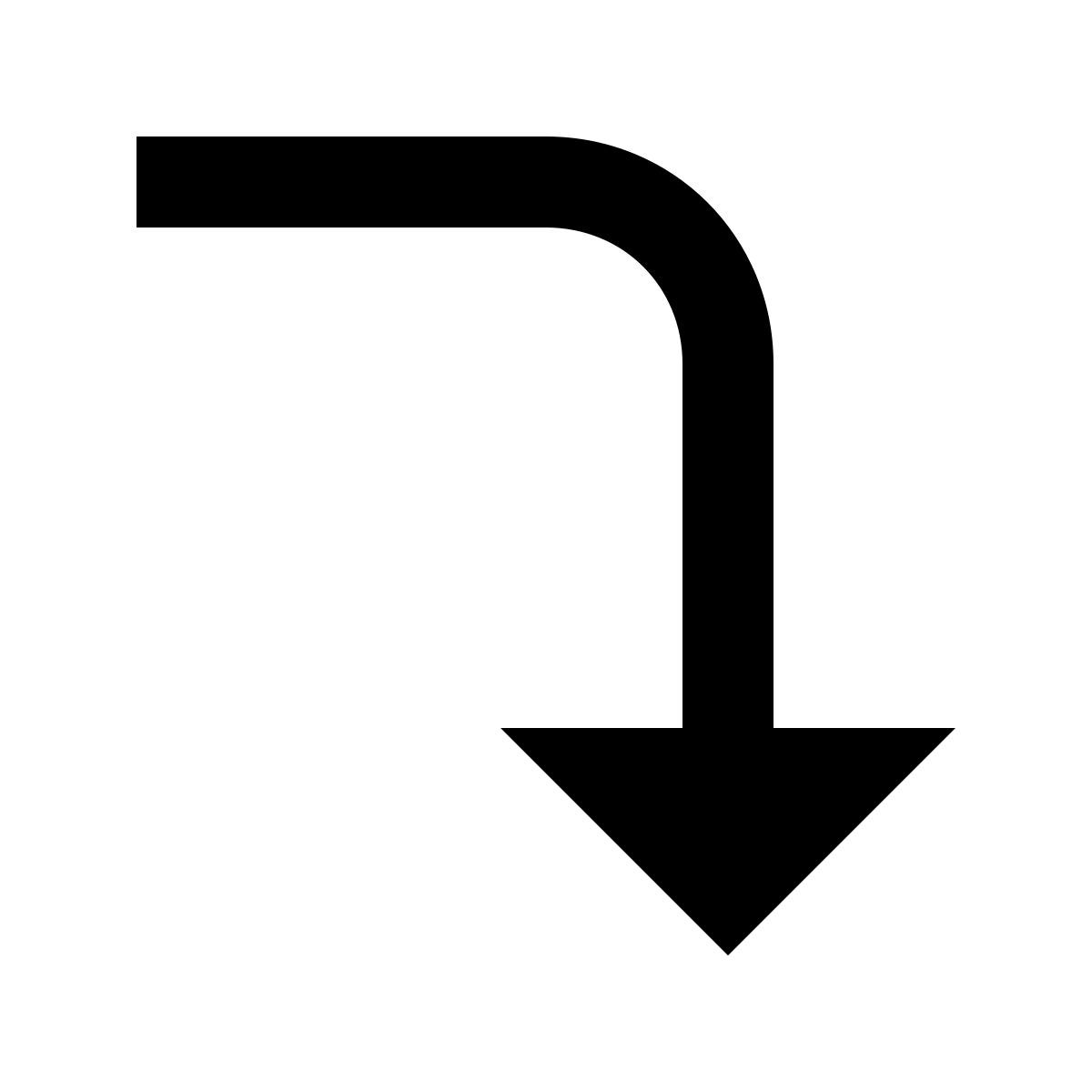 material two tone style hacia abajo icon