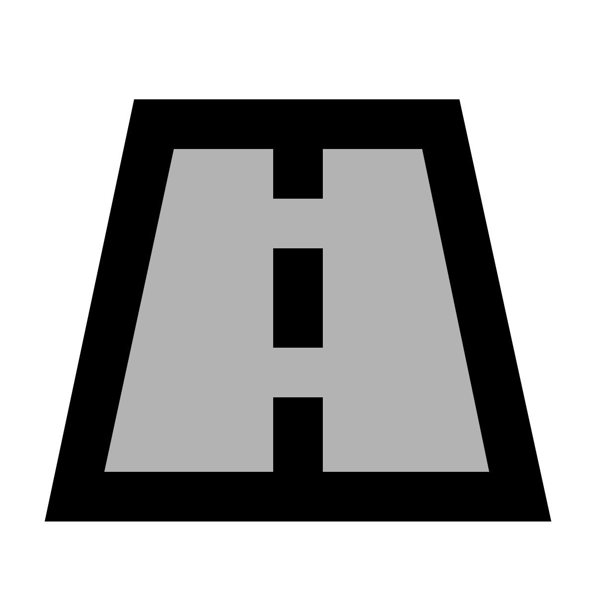 material two tone style route icon