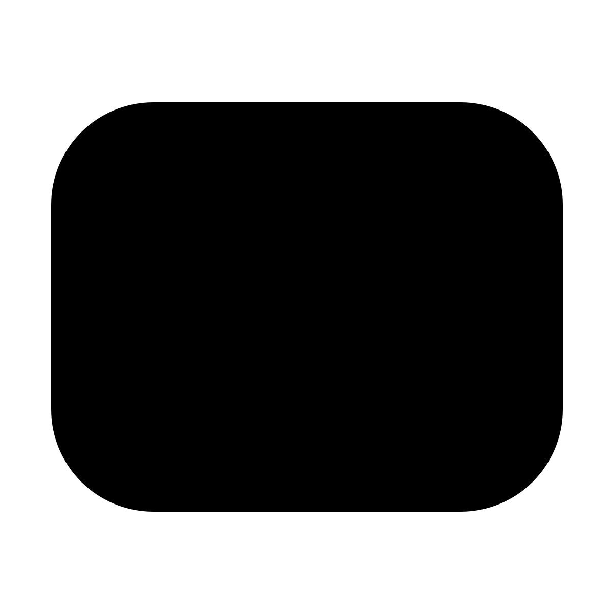 material two tone style rectangle icon