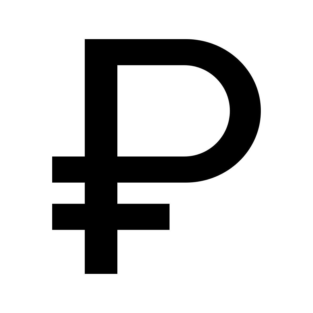 material two tone style rublo icon