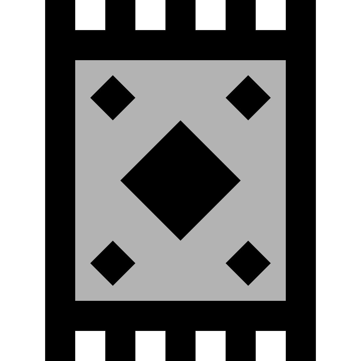 material two tone style teppich icon