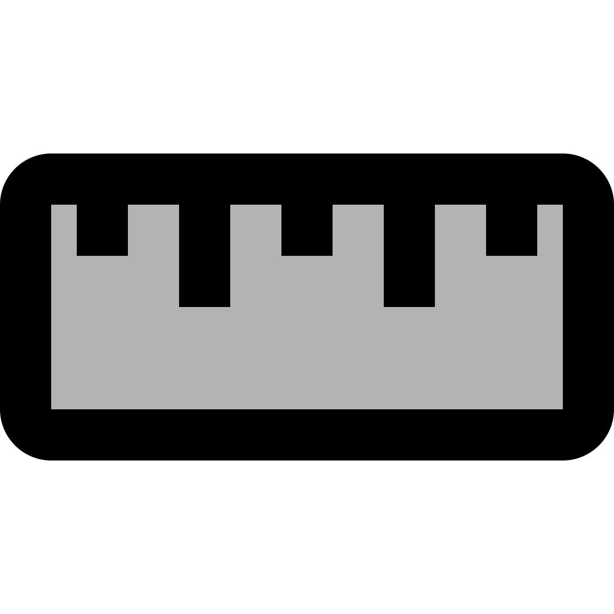 material two tone style 测量 icon