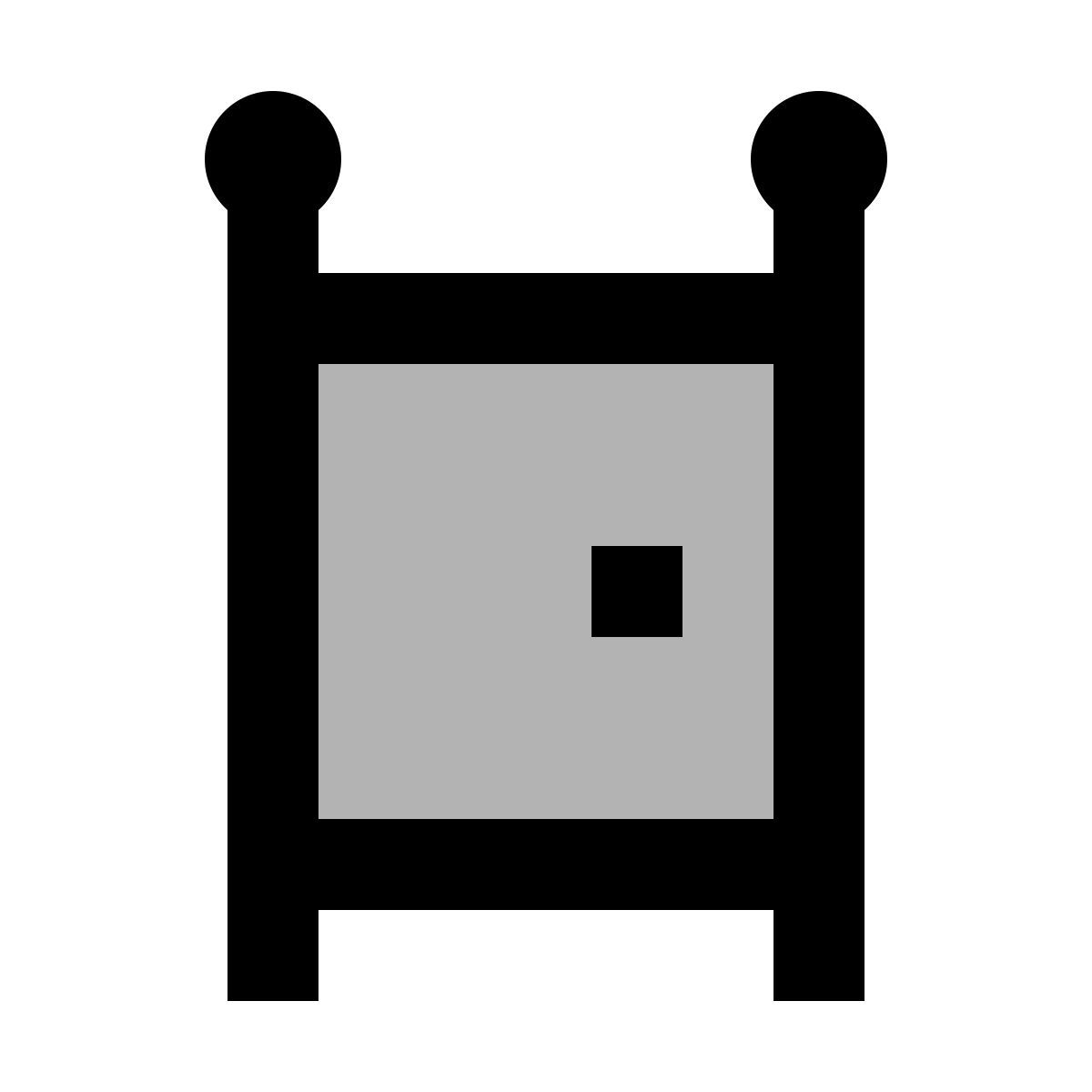 material two tone style porta chiusa icon