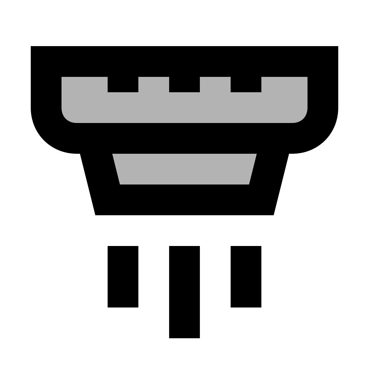 material two tone style 烟雾探测器 icon