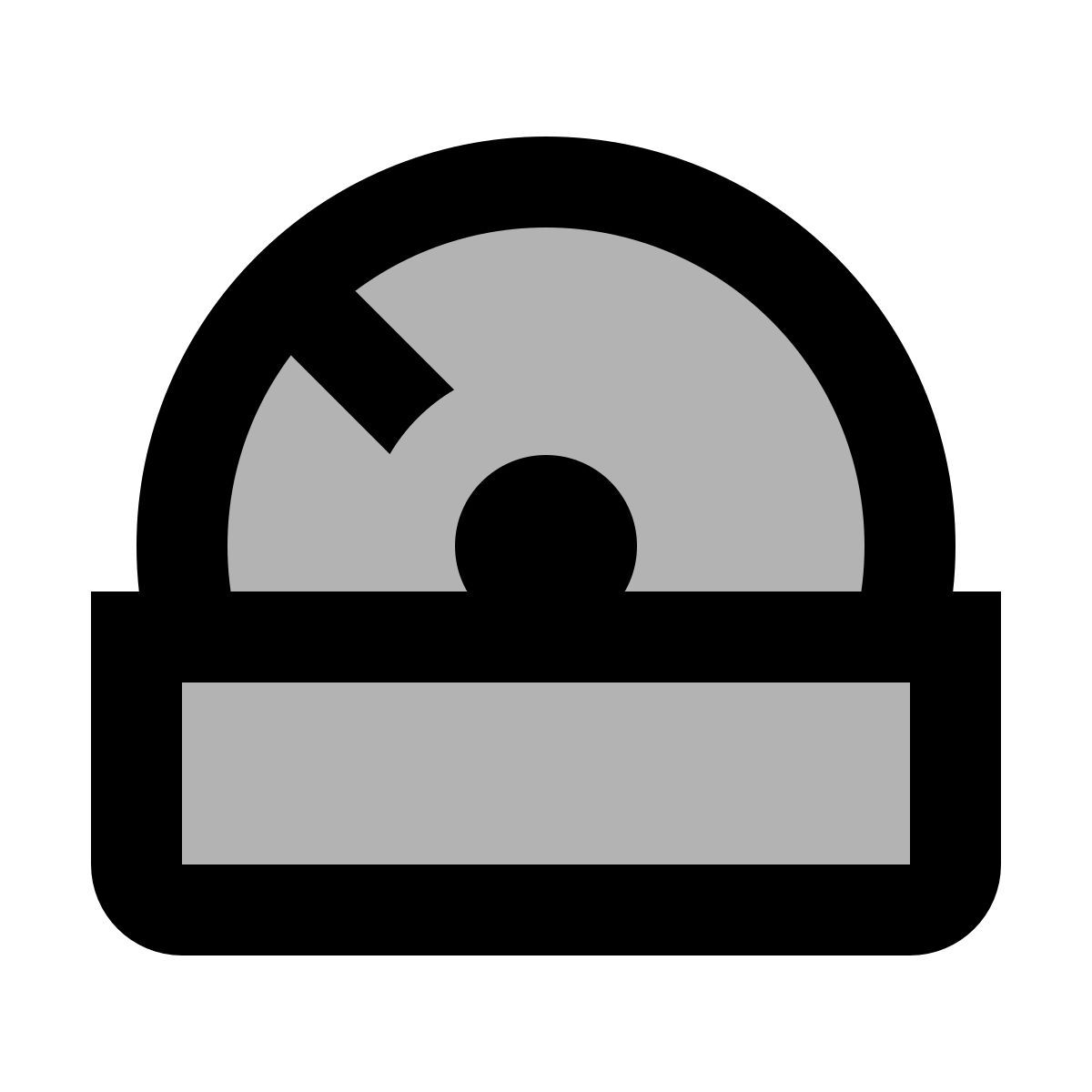 material two tone style software icon