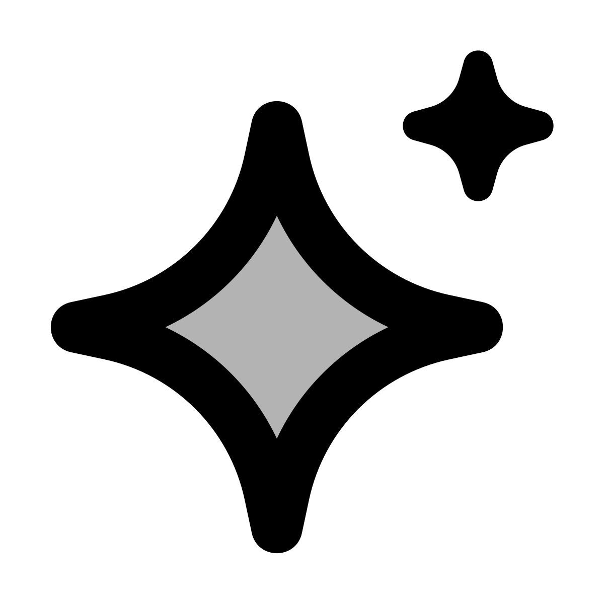 icône pétillant material two tone style