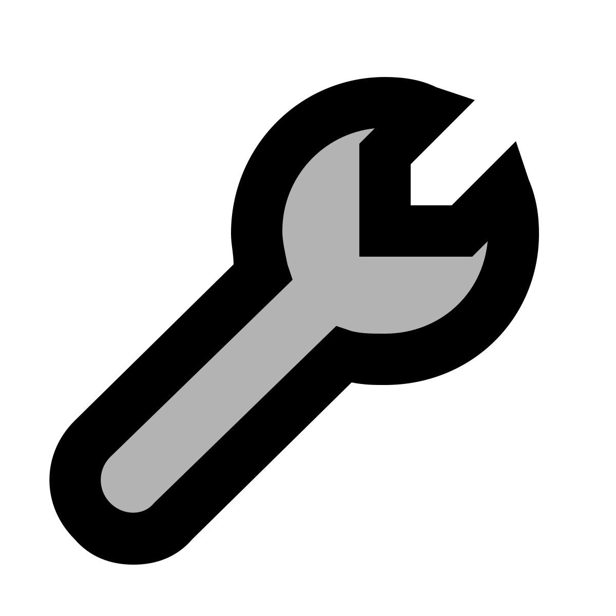 material two tone style support icon