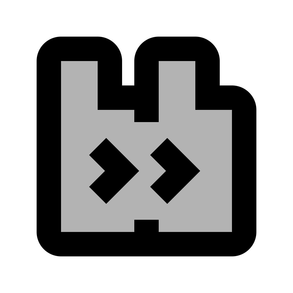 material two tone style swithching entre las pestañas icon