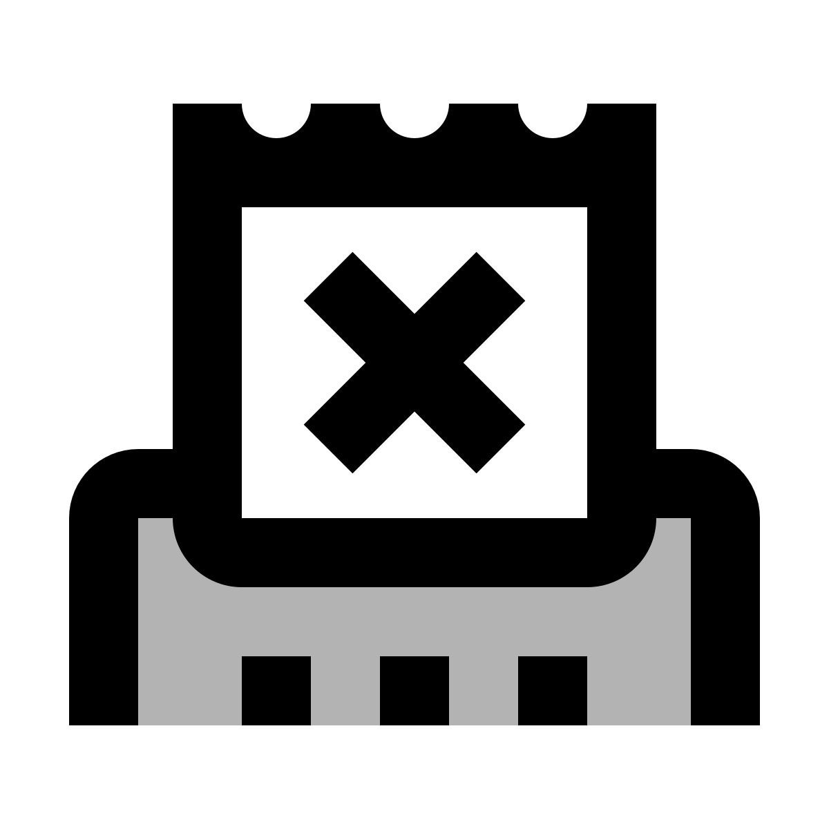 material two tone style 거래 거부 icon