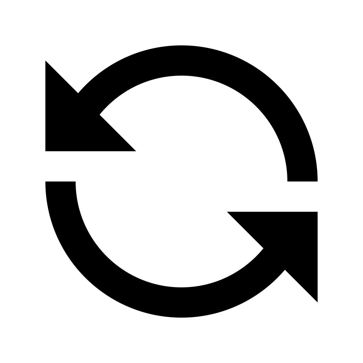 material two tone style 更新左旋转 icon