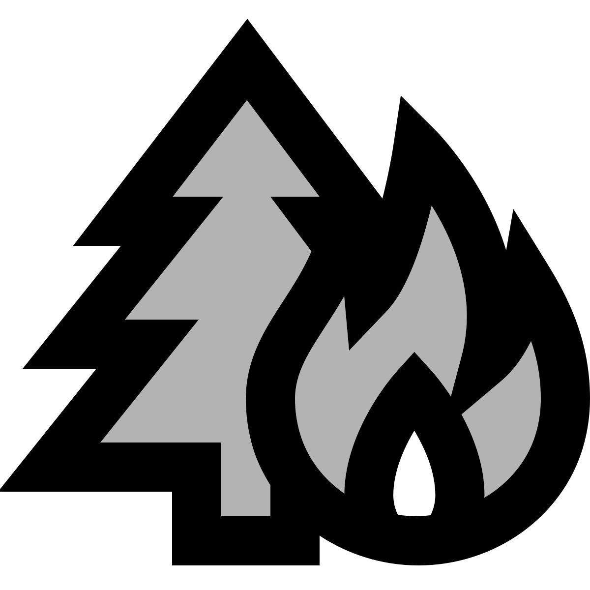 material two tone style lauffeuer icon