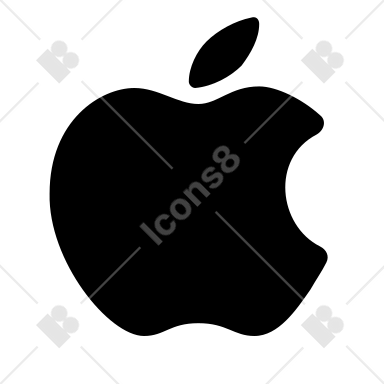 Apple Logo icon in Material Rounded Style