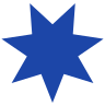 starburst-shape