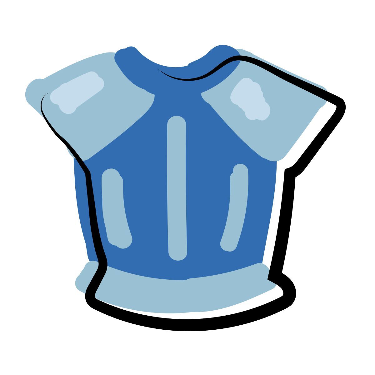 matisse style gepanzerte brustplatte icon