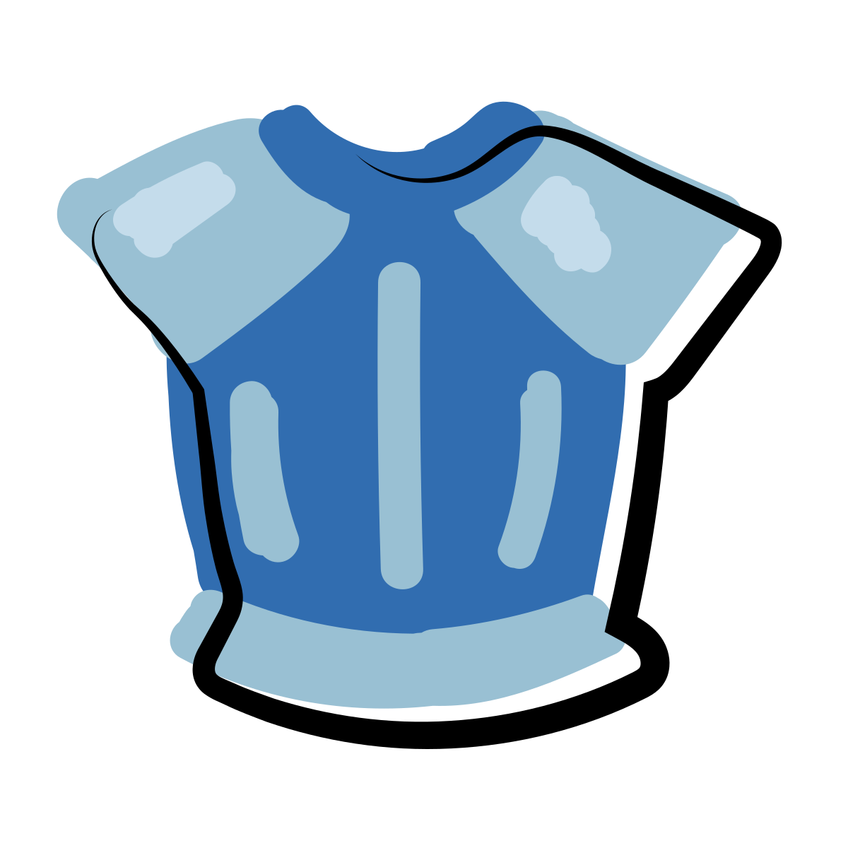 matisse style armored breastplate icon