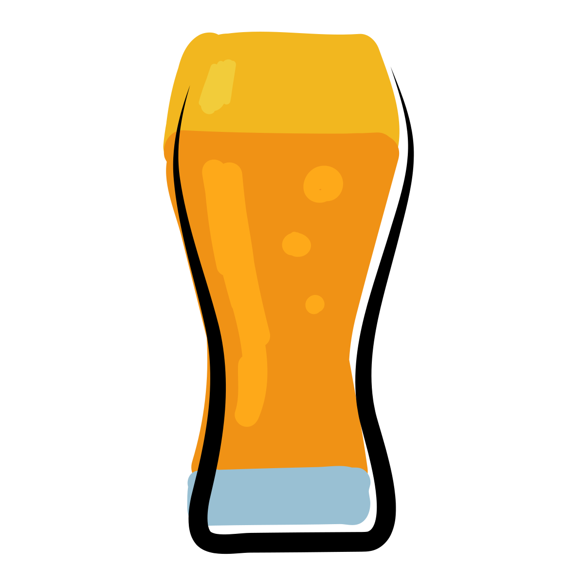 matisse style bavarian wheat beer icon