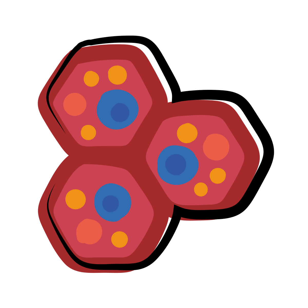 matisse style body cells icon