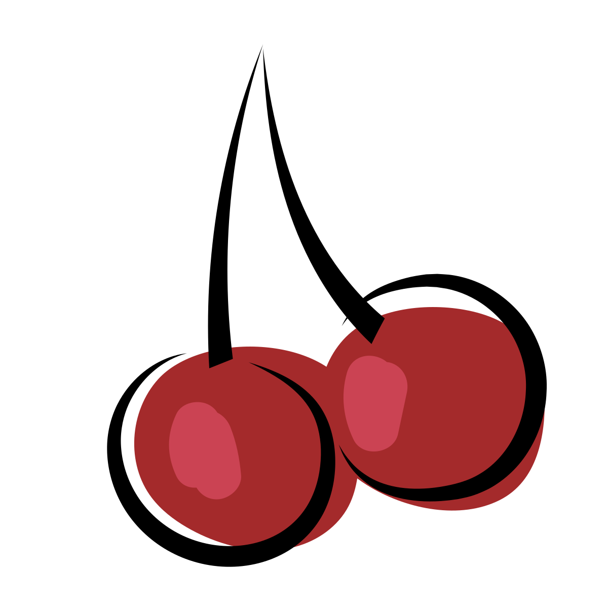 matisse style cherry icon
