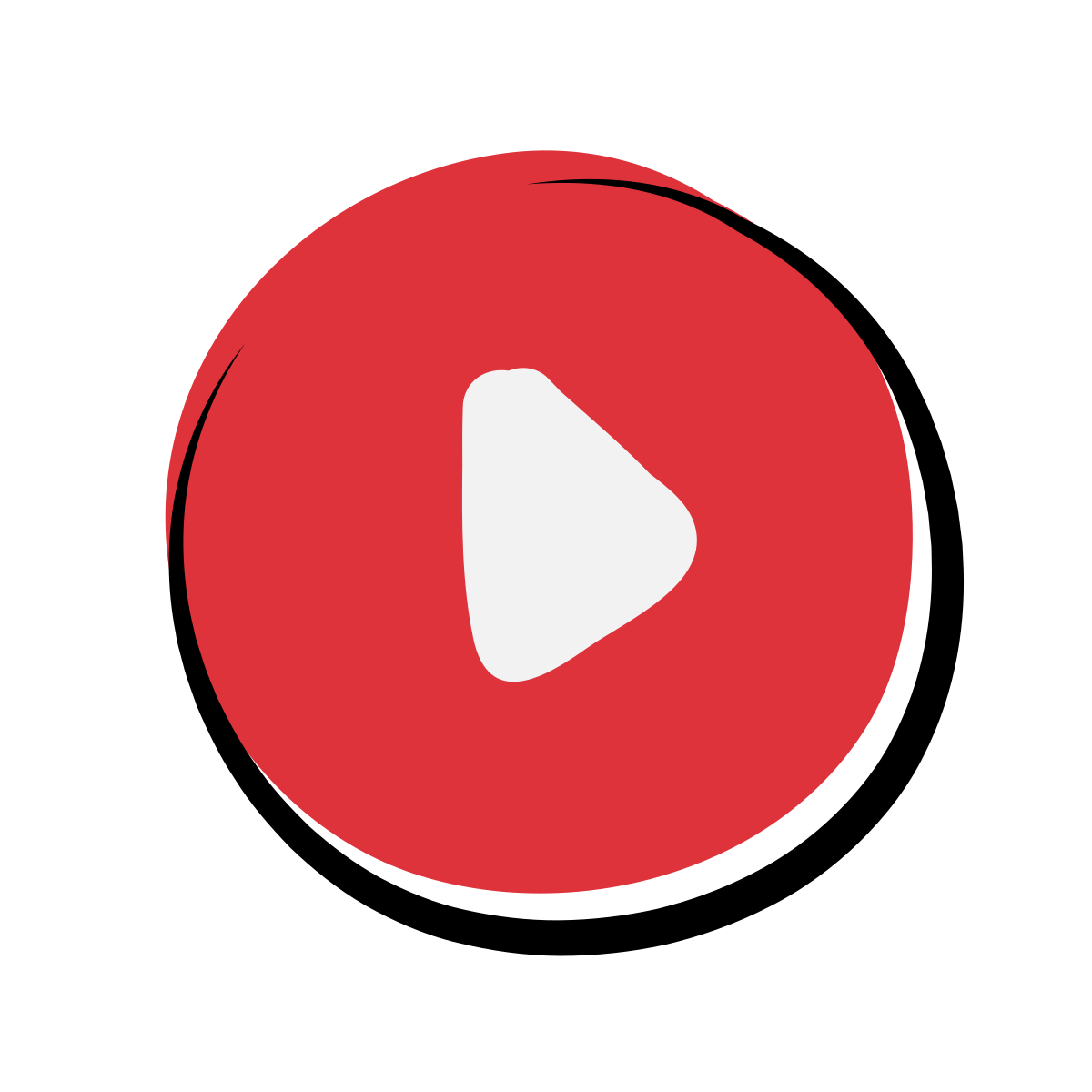 matisse style circled play icon