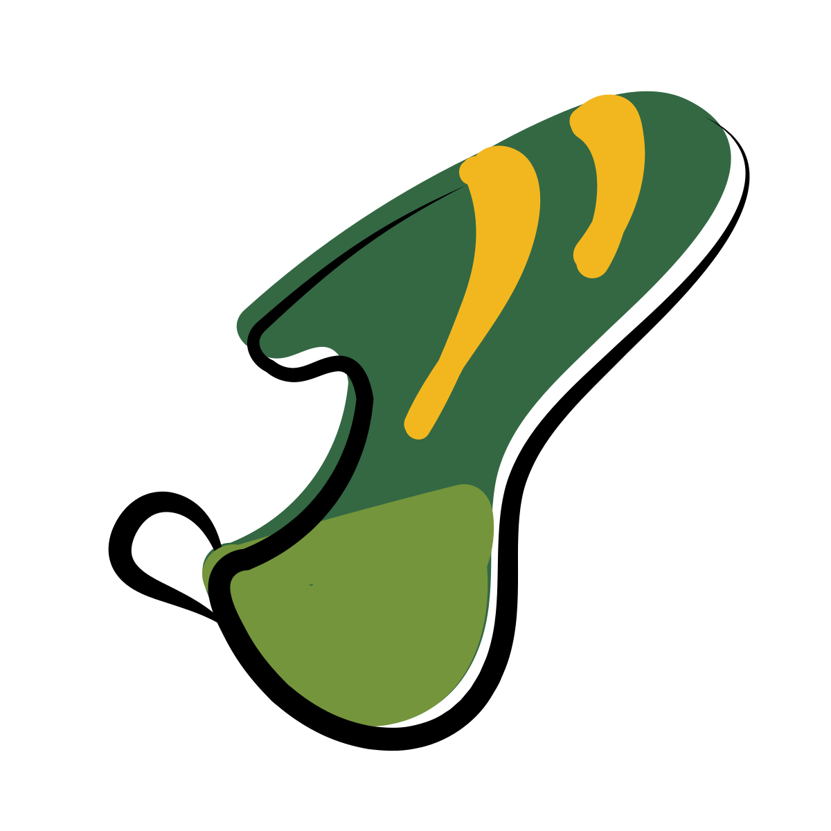 matisse style climbing shoes icon