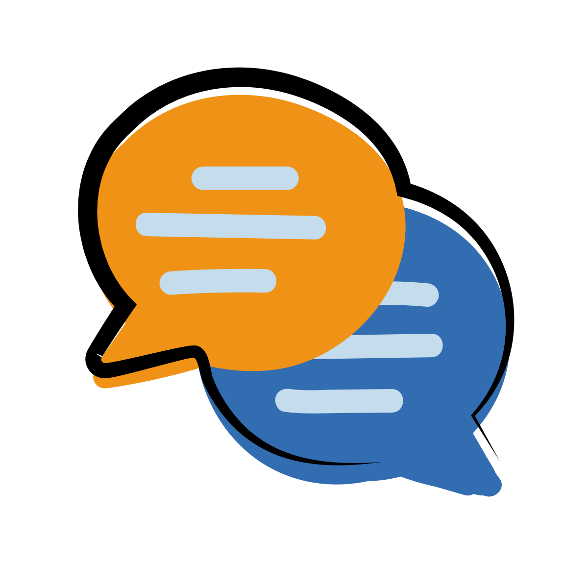 matisse style communication icon