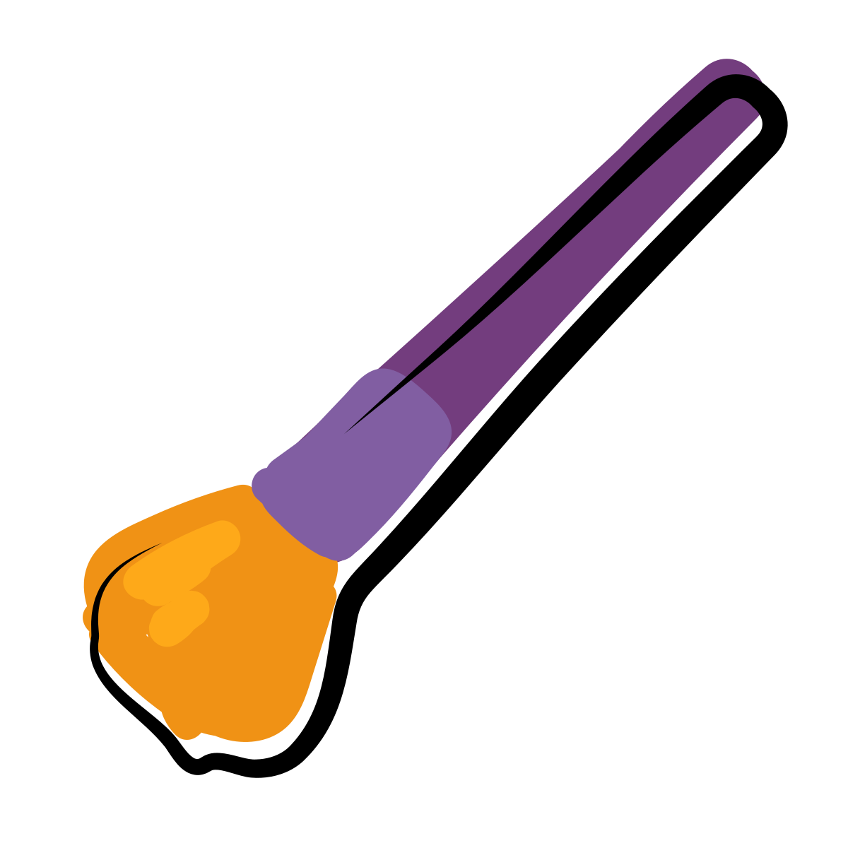 matisse style cosmetic brush icon